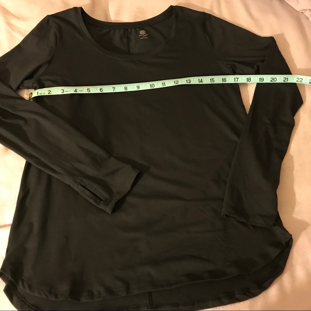 Black long sleeved Champion shirt